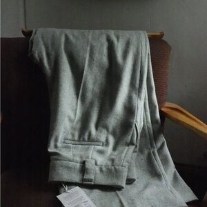 Sezane Seafoam Green wool wide leg  Pants